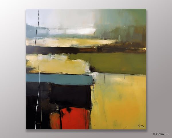 Large Abstract Painting for Bedroom, Original Modern Wall Art Paintings, Modern Acrylic Paintings, Huge Contemporary Canvas Paintings-Silvia Home Craft
