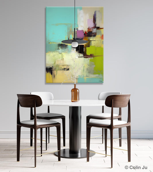 Contemporary Wall Art Paintings, Extra Large Original Art, Abstract Landscape Artwork, Landscape Painting on Canvas, Hand Painted Canvas Art-Silvia Home Craft