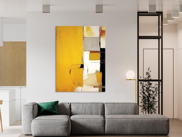 Original Canvas Artwork, Large Wall Art Painting for Dining Room, Oversized Abstract Art Paintings, Contemporary Acrylic Painting on Canvas-Silvia Home Craft