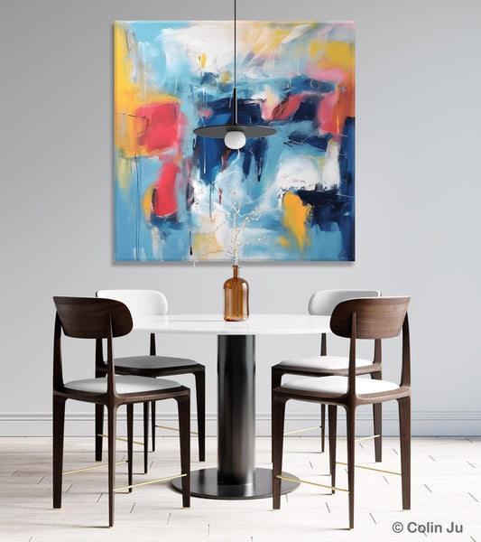 Abstract Paintings for Bedroom, Original Modern Paintings, Large Contemporary Canvas Art, Modern Acrylic Artwork, Buy Art Paintings Online-Silvia Home Craft