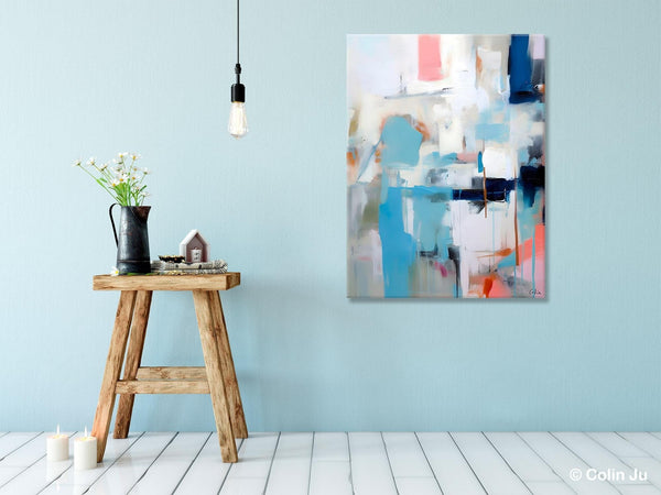 Contemporary Painting, Canvas Paintings for Dining Room, Acrylic Painting on Canvas, Extra Large Modern Wall Art, Original Abstract Painting-Silvia Home Craft