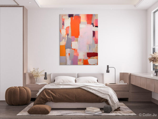 Abstract Wall Paintings, Heavy Texture Canvas Art, Large Contemporary Wall Art, Extra Large Paintings for Bedroom, Original Modern Painting-Silvia Home Craft