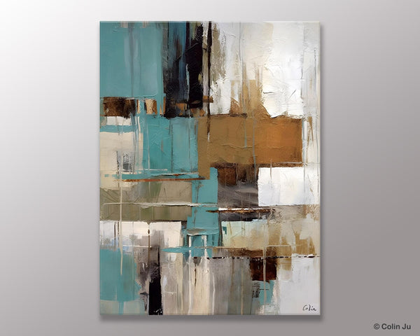Large Paintings for Sale, Large Modern Canvas Art for Bedroom, Original Wall Art Paintings, Hand Painted Canvas Art, Acrylic Art on Canvas-Silvia Home Craft