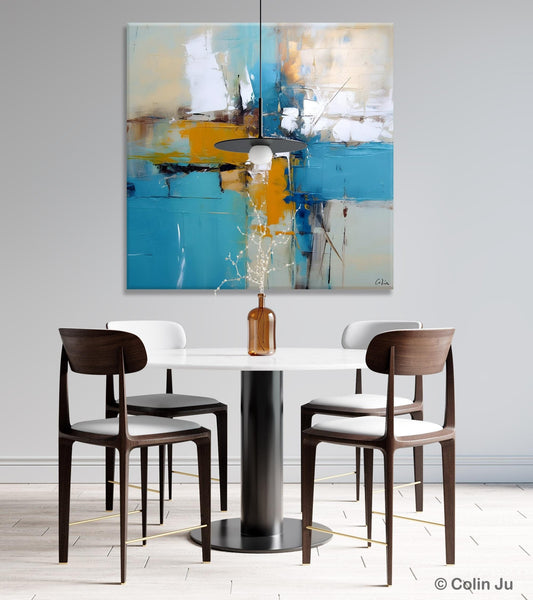 Large Abstract Painting for Bedroom, Original Modern Wall Art Paintings, Oversized Contemporary Canvas Paintings, Modern Acrylic Artwork-Silvia Home Craft