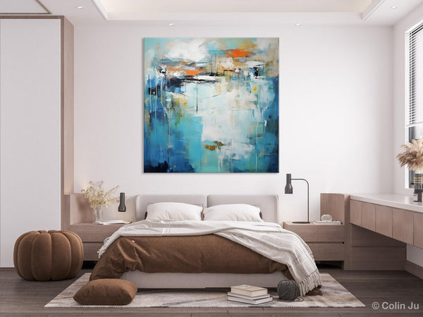 Large Abstract Painting for Bedroom, Original Modern Wall Art Paintings, Contemporary Canvas Art, Modern Acrylic Artwork, Buy Art Online-Silvia Home Craft