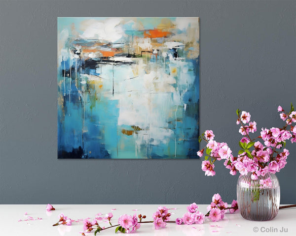 Large Abstract Painting for Bedroom, Original Modern Wall Art Paintings, Contemporary Canvas Art, Modern Acrylic Artwork, Buy Art Online-Silvia Home Craft