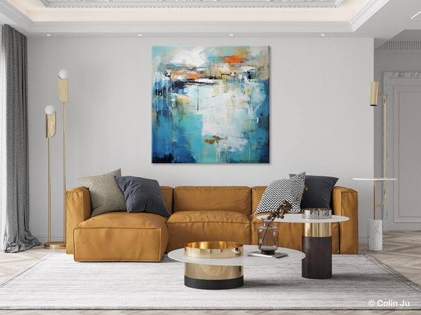 Large Abstract Painting for Bedroom, Original Modern Wall Art Paintings, Contemporary Canvas Art, Modern Acrylic Artwork, Buy Art Online-Silvia Home Craft