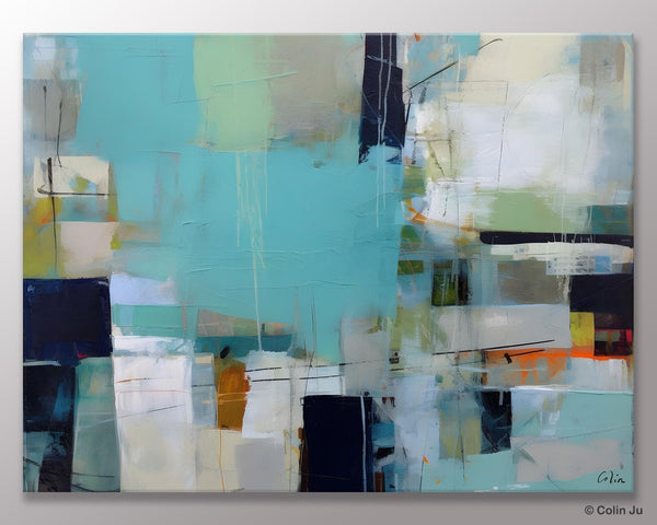 Modern Wall Art Ideas for Living Room, Extra Large Canvas Paintings, Original Abstract Painting, Impasto Art, Contemporary Acrylic Paintings-Silvia Home Craft