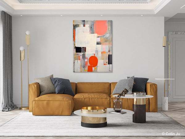 Acrylic Painting on Canvas, Contemporary Wall Art Paintings, Canvas Paintings for Bedroom, Extra Large Original Art, Buy Paintings Online-Silvia Home Craft