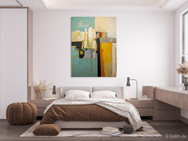 Abstract Paintings, Large Contemporary Wall Art, Extra Large Paintings for Living Room, Heavy Texture Canvas Art, Original Modern Painting-Silvia Home Craft