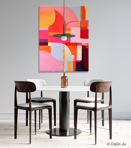 Contemporary Acrylic Painting on Canvas, Modern Wall Art Paintings, Canvas Paintings for Bedroom, Large Original Art, Buy Wall Art Online-Silvia Home Craft