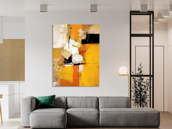 Large Paintings for Living Room, Large Original Art, Buy Wall Art Online, Contemporary Acrylic Painting on Canvas, Modern Wall Art Paintings-Silvia Home Craft