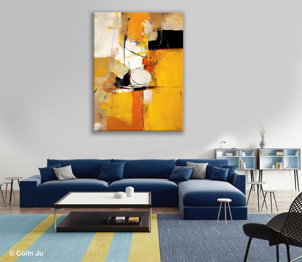 Large Paintings for Living Room, Large Original Art, Buy Wall Art Online, Contemporary Acrylic Painting on Canvas, Modern Wall Art Paintings-Silvia Home Craft