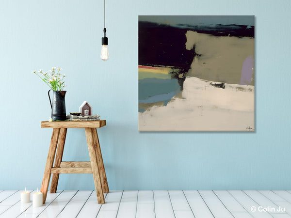 Modern Abstract Artwork, Original Canvas Wall Art, Contemporary Acrylic Paintings, Hand Painted Canvas Art, Large Abstract Painting for Sale-Silvia Home Craft