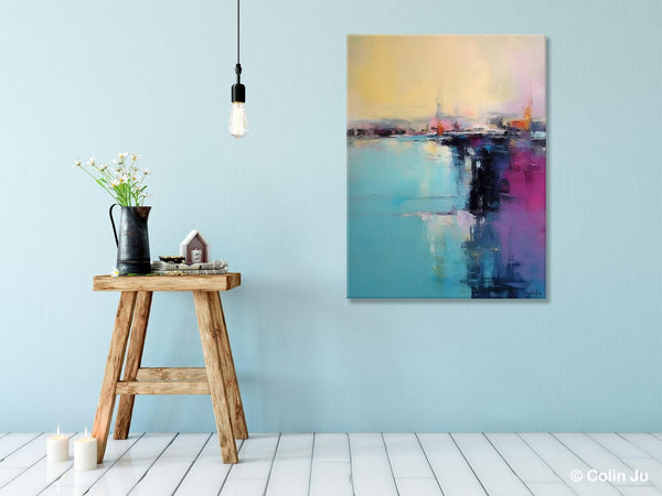 Large Original Artwork, Contemporary Acrylic Painting on Canvas, Large Wall Art Paintings for Living Room, Modern Canvas Art Paintings-Silvia Home Craft