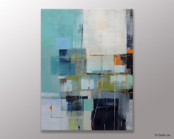 Canvas Paintings for Dining Room, Extra Large Modern Wall Art, Acrylic Painting on Canvas, Contemporary Painting, Original Abstract Painting-Silvia Home Craft