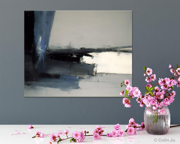 Extra Large Abstract Painting for Bedroom, Large Original Abstract Wall Art, Contemporary Acrylic Paintings, Abstract Paintings on Canvas-Silvia Home Craft
