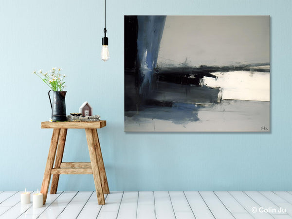 Extra Large Abstract Painting for Bedroom, Large Original Abstract Wall Art, Contemporary Acrylic Paintings, Abstract Paintings on Canvas-Silvia Home Craft