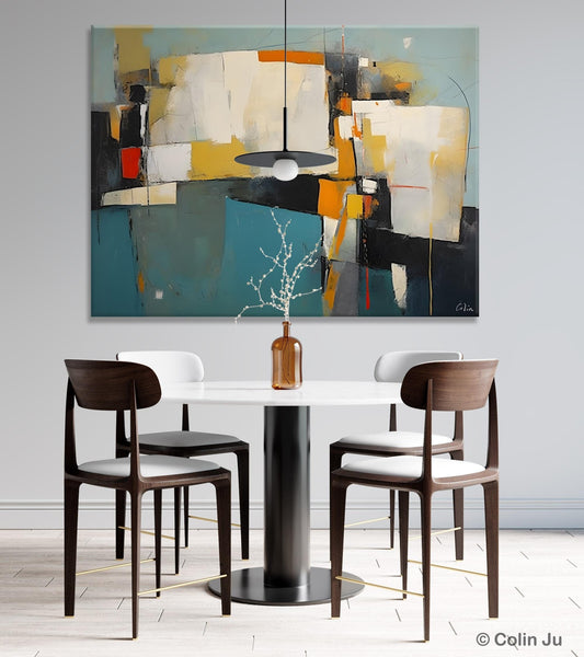 Hand Painted Canvas Art, Large Wall Art Ideas for Living Room, Oversized Canvas Paintings, Original Abstract Art, Contemporary Acrylic Art-Silvia Home Craft