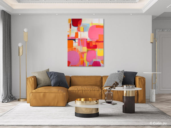 Large Contemporary Wall Art, Extra Large Paintings for Bedroom, Abstract Wall Paintings, Heavy Texture Canvas Art, Original Modern Painting-Silvia Home Craft