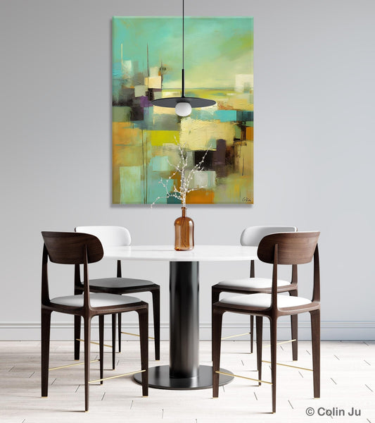 Original Canvas Art, Contemporary Acrylic Painting on Canvas, Large Wall Art Painting for Bedroom, Oversized Modern Abstract Wall Paintings-Silvia Home Craft