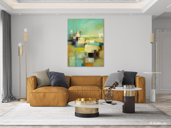 Original Canvas Art, Contemporary Acrylic Painting on Canvas, Large Wall Art Painting for Bedroom, Oversized Modern Abstract Wall Paintings-Silvia Home Craft