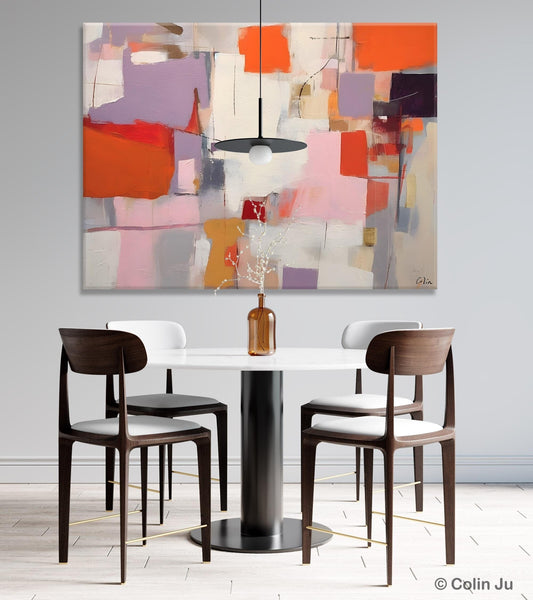 Acrylic Paintings on Canvas, Large Original Abstract Art, Contemporary Acrylic Painting on Canvas, Oversized Modern Abstract Wall Paintings-Silvia Home Craft