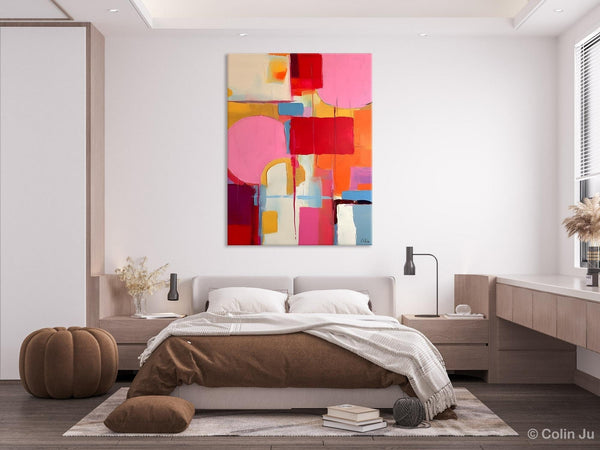 Large Wall Art Painting for Living Room, Large Modern Canvas Wall Paintings, Original Abstract Art, Contemporary Acrylic Painting on Canvas-Silvia Home Craft