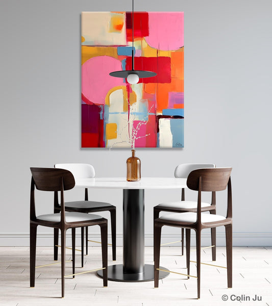 Large Wall Art Painting for Living Room, Large Modern Canvas Wall Paintings, Original Abstract Art, Contemporary Acrylic Painting on Canvas-Silvia Home Craft