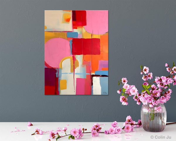 Large Wall Art Painting for Living Room, Large Modern Canvas Wall Paintings, Original Abstract Art, Contemporary Acrylic Painting on Canvas-Silvia Home Craft