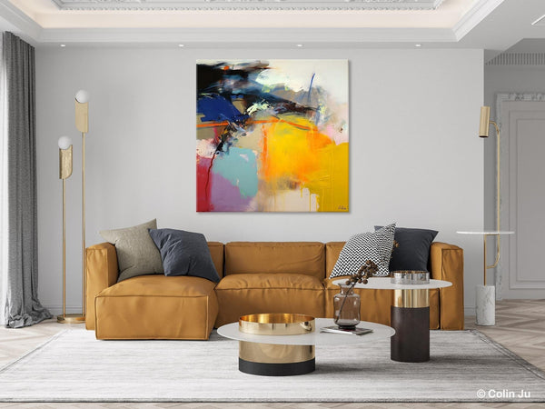 Original Modern Abstract Artwork, Extra Large Canvas Paintings for Living Room, Modern Canvas Art Paintings, Abstract Wall Art for Sale-Silvia Home Craft