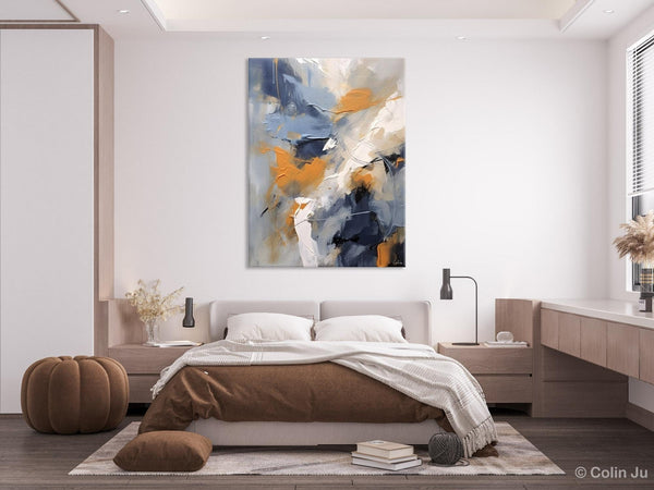 Contemporary Acrylic Paintings on Canvas, Large Wall Art Paintings for Bedroom, Oversized Abstract Wall Art Paintings, Original Abstract Art-Silvia Home Craft
