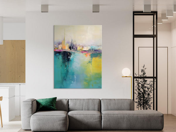 Large Wall Art Painting for Dining Room, Oversized Abstract Art Paintings,Original Canvas Artwork, Contemporary Acrylic Painting on Canvas-Silvia Home Craft