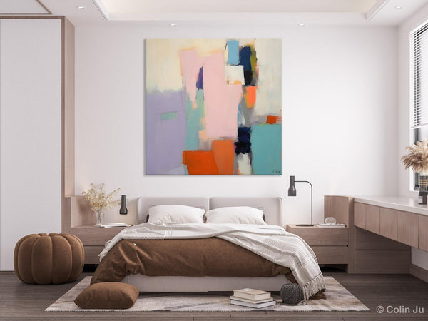 Modern Acrylic Paintings, Original Modern Paintings, Contemporary Canvas Art for Living Room, Extra Large Abstract Paintings on Canvas-Silvia Home Craft