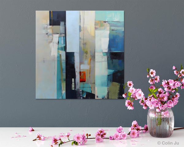 Original Modern Acrylic Art, Abstract Canvas Art for Bedroom, Modern Canvas Art Paintings, Extra Large Abstract Paintings for Dining Room-Silvia Home Craft