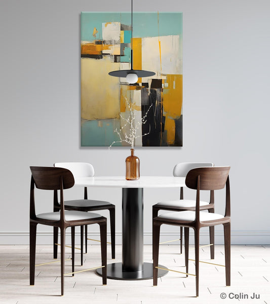 Oversized Abstract Wall Art Paintings, Original Modern Artwork, Large Wall Art Painting for Bedroom, Contemporary Acrylic Painting on Canvas-Silvia Home Craft