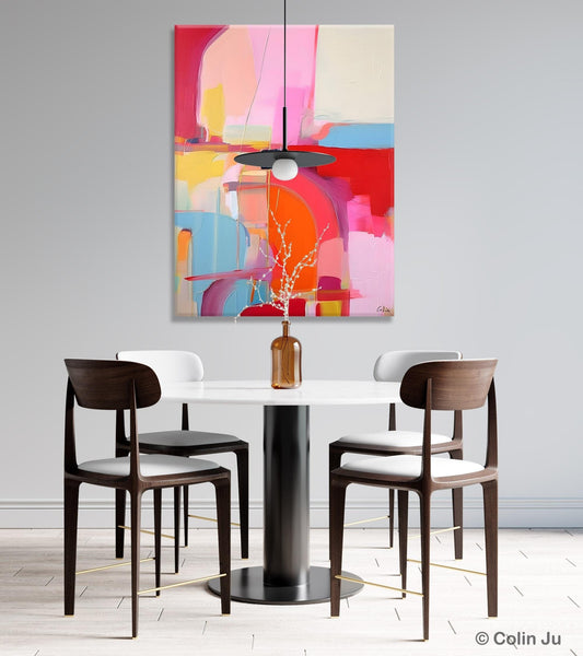 Contemporary Abstract Paintings on Canvas, Oversized Abstract Wall Art Paintings, Large Wall Paintings for Bedroom, Original Abstract Art-Silvia Home Craft
