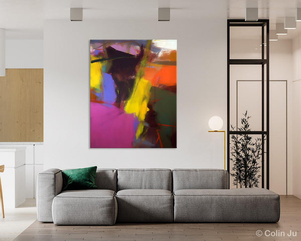 Contemporary Acrylic Paintings, Abstract Paintings for Sale, Modern Wall Art for Living Room, Original Abstract Art, Abstract Art on Canvas-Silvia Home Craft