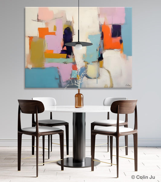 Oversized Abstract Wall Art Paintings, Large Wall Painting for Living Room, Contemporary Abstract Paintings on Canvas, Original Abstract Art-Silvia Home Craft