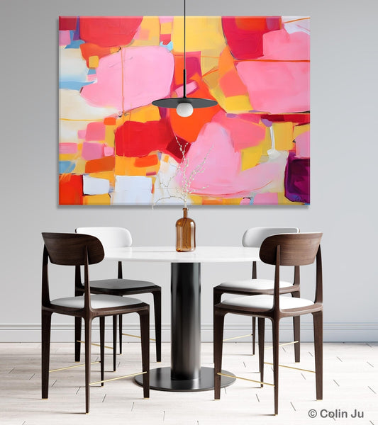 Original Modern Artwork, Large Wall Art Painting for Bedroom, Oversized Abstract Wall Art Paintings, Contemporary Acrylic Painting on Canvas-Silvia Home Craft