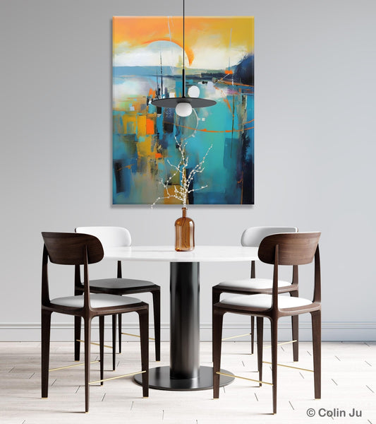 Extra Large Modern Canvas Art for Bedroom, Original Art Paintings, Large Paintings for Sale, Hand Painted Canvas Art, Acrylic Art on Canvas-Silvia Home Craft