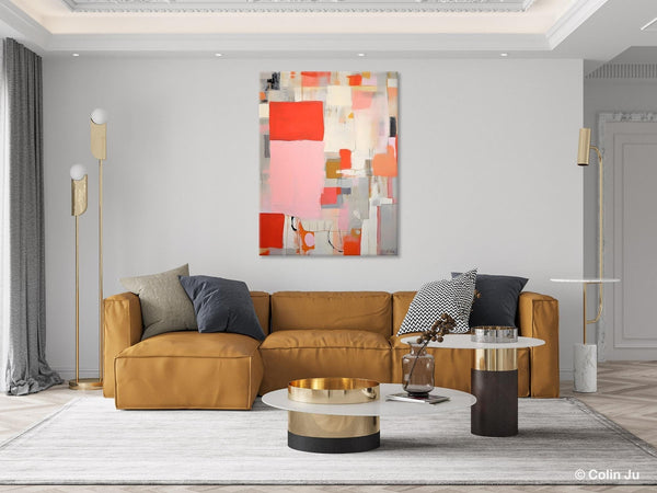 Original Wall Art Paintings, Large Paintings for Sale, Large Modern Canvas Art for Bedroom, Hand Painted Canvas Art, Acrylic Art on Canvas-Silvia Home Craft