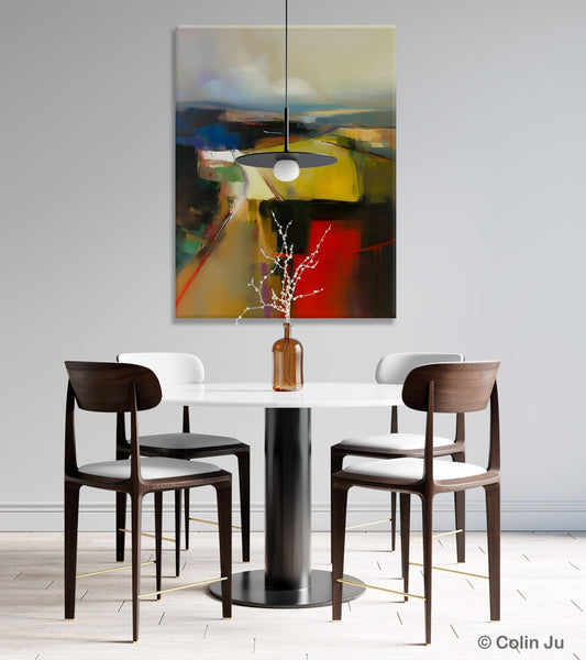 Oversized Abstract Wall Art Paintings, Large Wall Paintings for Bedroom, Contemporary Abstract Paintings on Canvas, Original Abstract Art-Silvia Home Craft