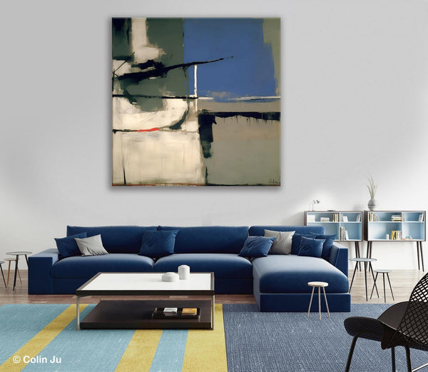 Original Abstract Art for Living Room, Contemporary Wall Art on Canvas, Extra Large Abstract Art for Bedroom, Modern Acrylic Art for Sale-Silvia Home Craft