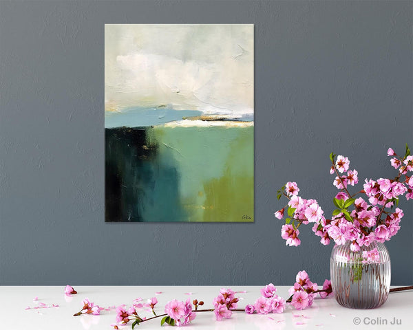 Simple Modern Wall Art, Oversized Contemporary Acrylic Paintings, Original Abstract Paintings, Extra Large Canvas Painting for Living Room-Silvia Home Craft