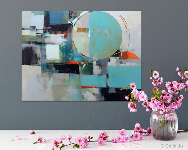 Extra Large Modern Canvas Paintings, Hand Painted Canvas Art, Large Original Wall Art Painting for Bedroom, Acrylic Paintings on Canvas-Silvia Home Craft