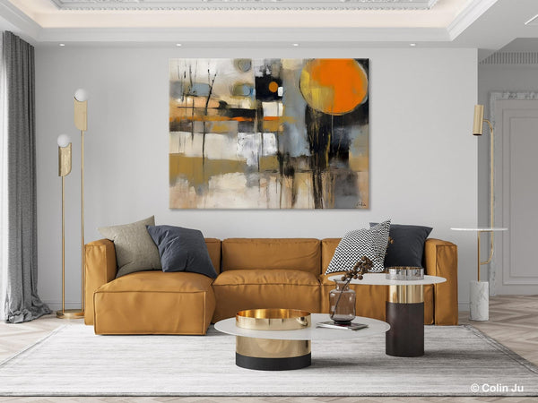 Large Wall Art Painting for Bedroom, Oversized Abstract Wall Art Paintings, Original Modern Artwork, Contemporary Acrylic Painting on Canvas-Silvia Home Craft