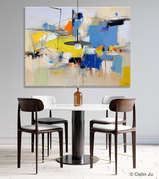 Large Canvas Art for Sale, Original Abstract Art Paintings, Hand Painted Canvas Art, Acrylic Painting on Canvas, Large Painting for Bedroom-Silvia Home Craft