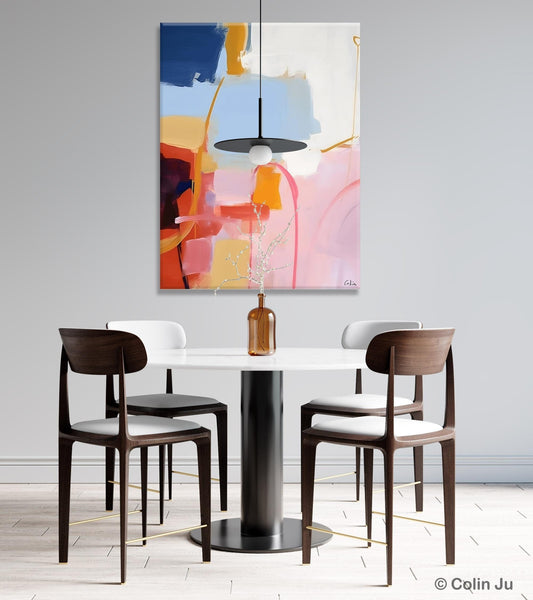 Contemporary Acrylic Painting on Canvas, Large Wall Art Painting for Bedroom, Original Canvas Art, Oversized Modern Abstract Wall Paintings-Silvia Home Craft