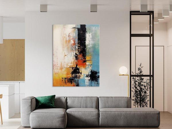 Contemporary Wall Art Paintings, Hand Painted Canvas Art, Original Abstract Art, Modern Acrylic Paintings, Large Paintings for Living Room-Silvia Home Craft